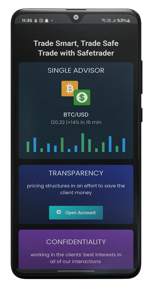 Trade Smart, Trade Safe with The Safe Trader