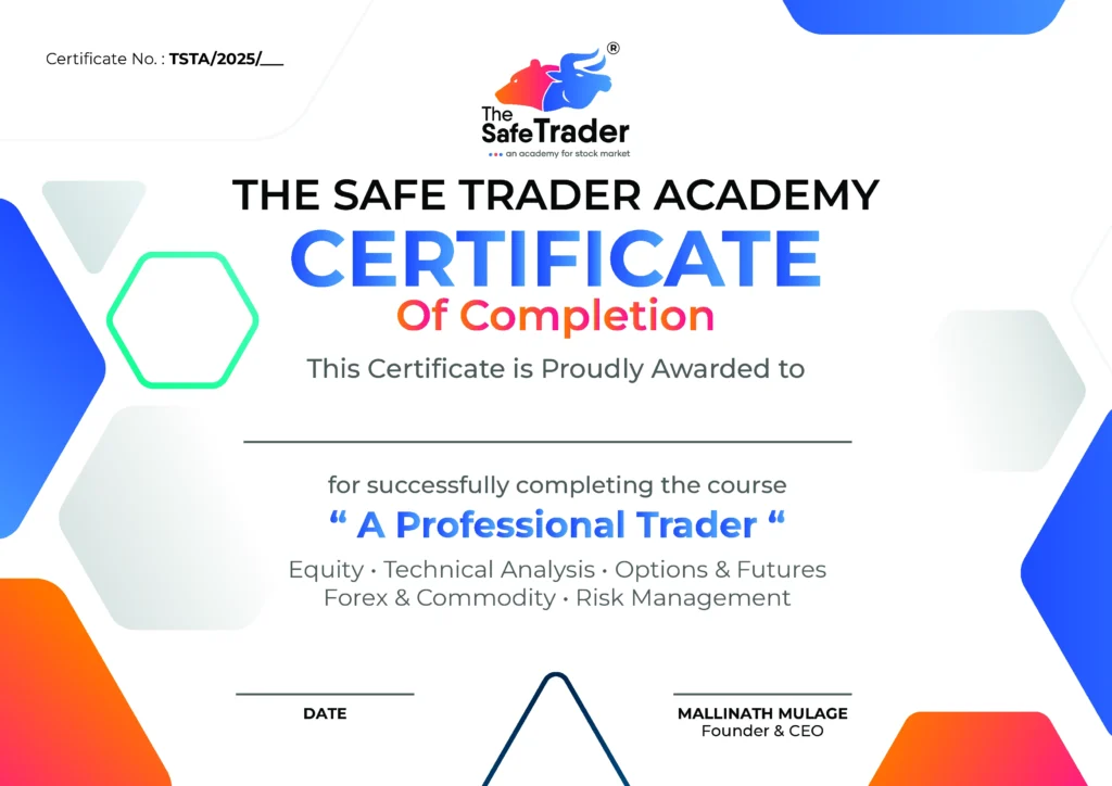 The Safe Trader Certificate